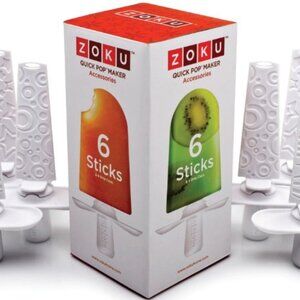 Zoku Quick Pop Maker - 6 sticks & 6 Drip Guards